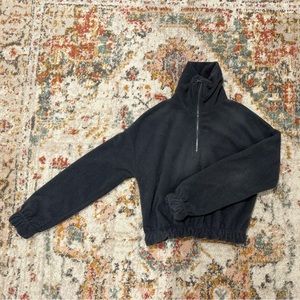 UO gray quarter zip